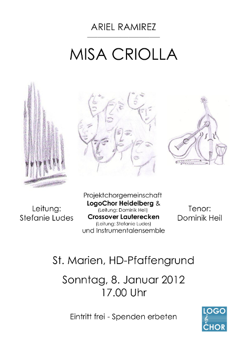Bild 2, Plakat 2012 Auftritt 'Misa Criolla'