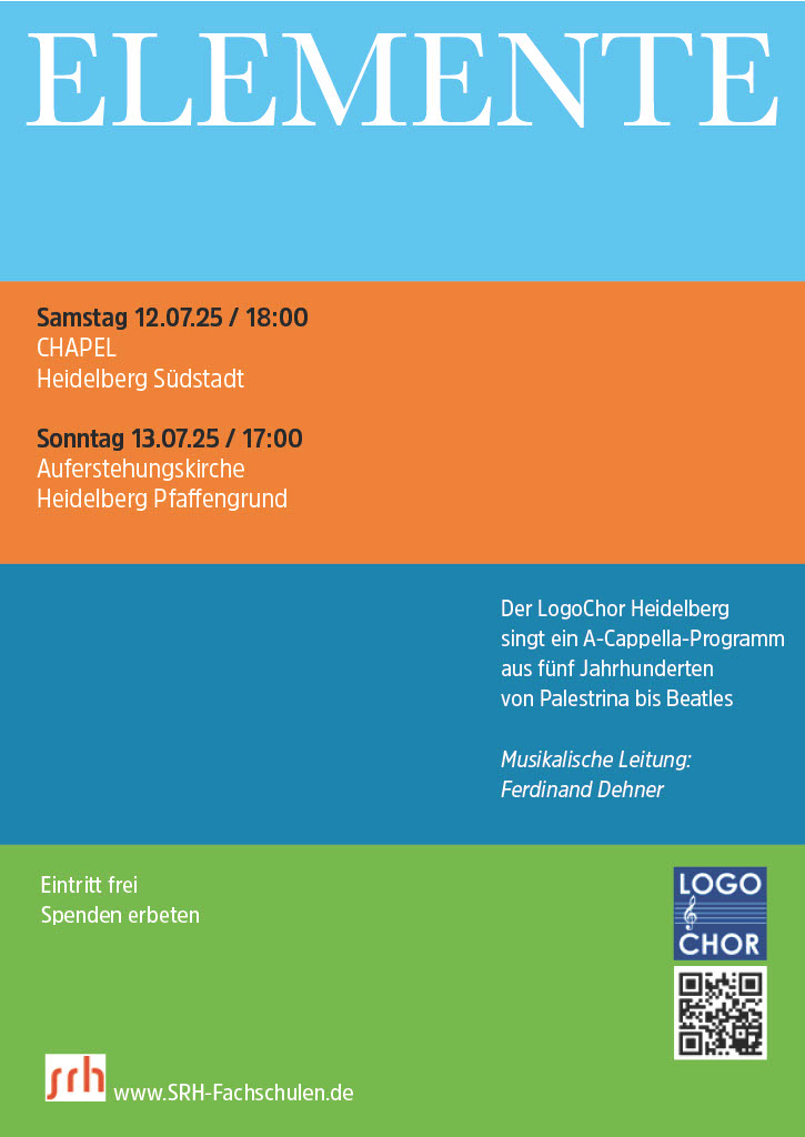 Konzertposter 'DIE ELEMENTE'